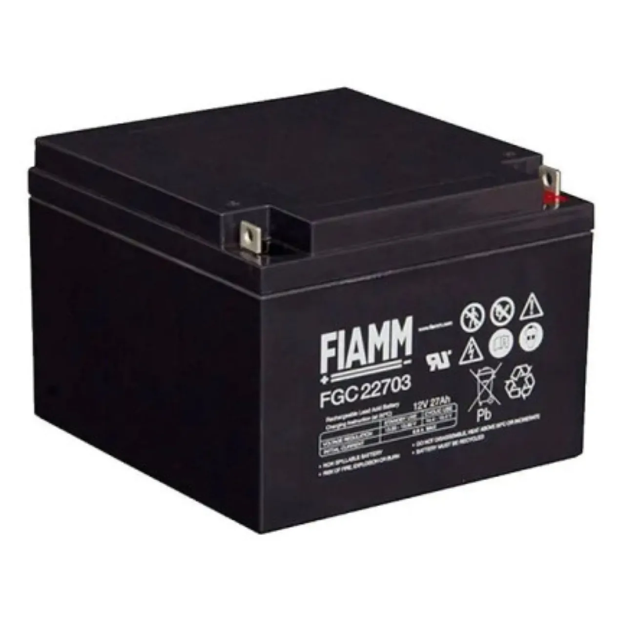 Batteria Al Piombo Fiamm Fg22703 12v 27 Ah Ricaricabile