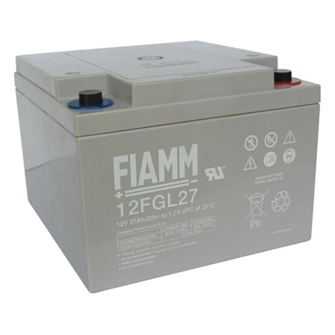 Batteria Al Piombo Fiamm 12 Fg L 27 27 Ah Long Life