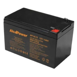 Batteria Al Piombo Ricaricabile AGM CICLICA Per Servizi 12v 14ah