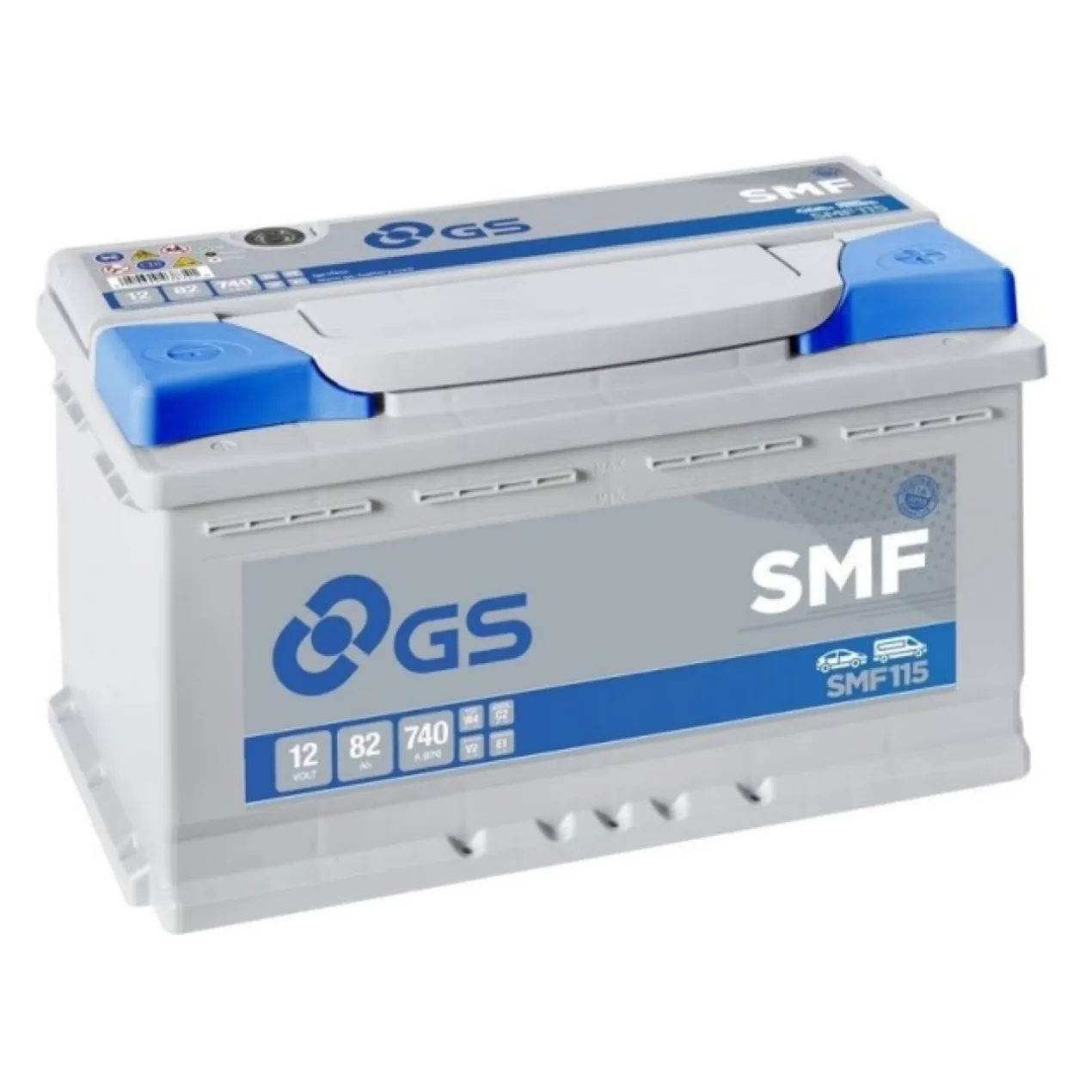 Batteria Auto Gs-yuasa SMF115 82 Ah. 740 A.
