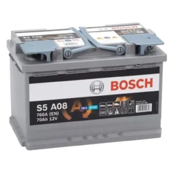 Batteria Bosch Agm S5 A08 12 V. 70 Ah. 760 A