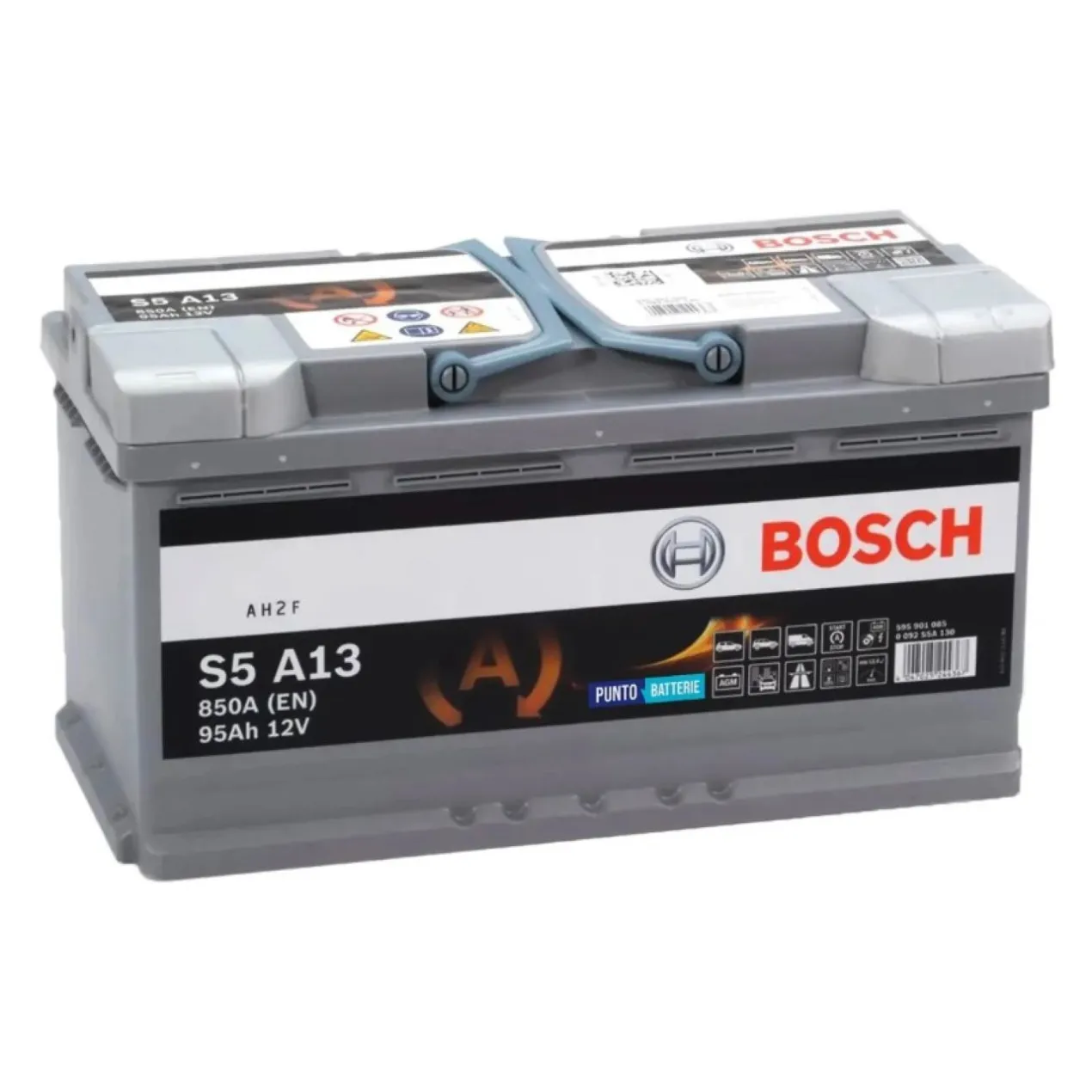 Batteria Bosch Agm S5 A13 12 V. 95 Ah. 850 A