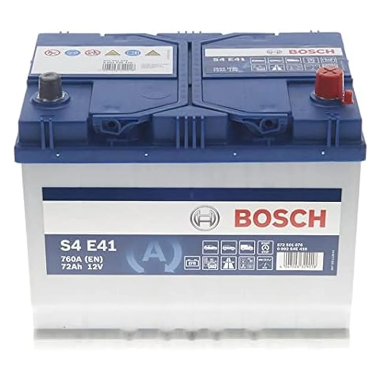 Batteria Bosch Efb S4 E41 12 V. 72 Ah. 760 A
