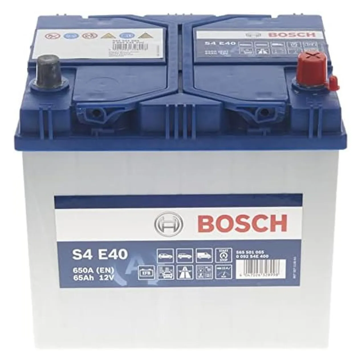 Batteria Bosch Efb S4 E40 12 V. 65 Ah. 650 A