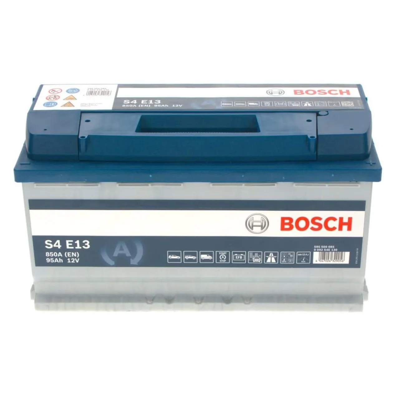 Batteria Bosch Efb S4 E13 12 V. 95 Ah. 850 A