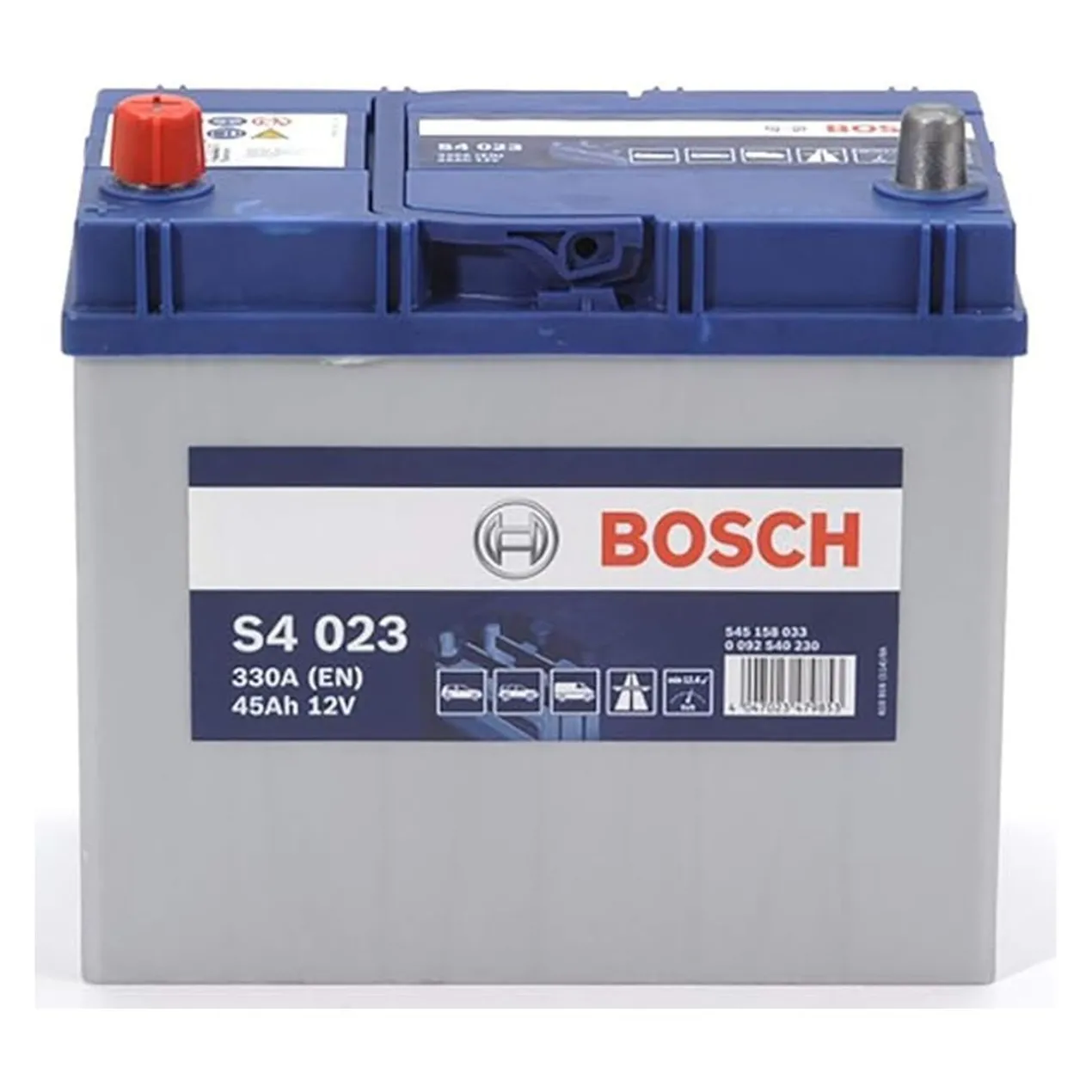 Batteria Bosch S4 023 12 V. 45 Ah. 330 A