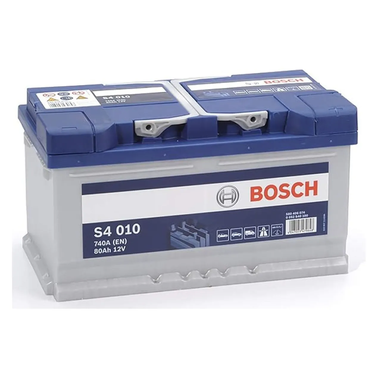 Batteria Bosch S4 010 12 V. 80 Ah. 740 A