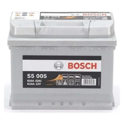 Batteria Bosch S5 005 12 V. 63 Ah. 610 A