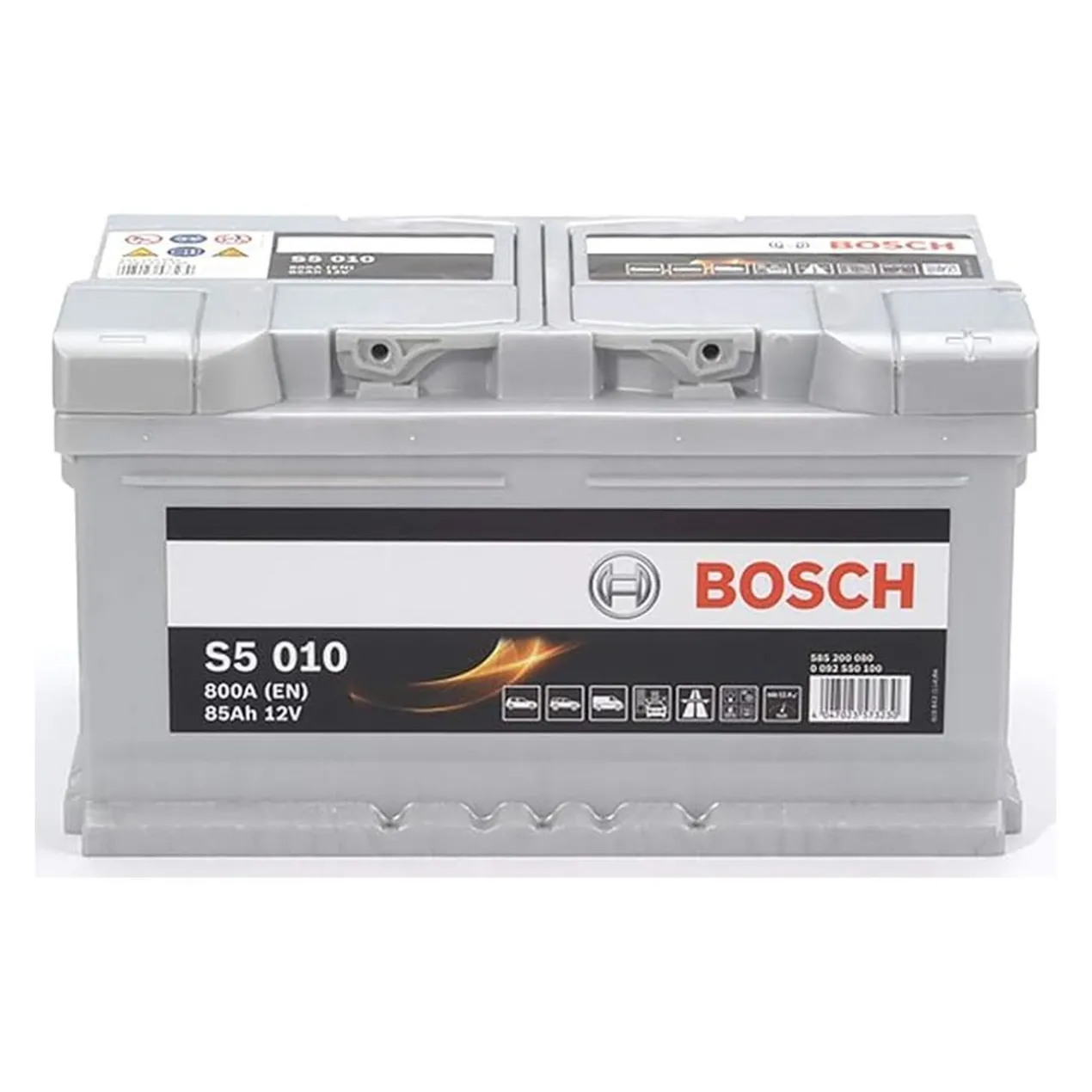 Batteria Bosch S5 010 12 V. 85 Ah. 800 A