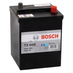 Batteria Bosch T3 060 6 V 70 Ah. 300 A.