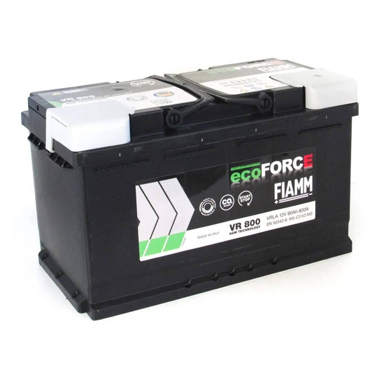 Batteria Fiamm 80 Ah. Ecoforce Agm Vr800