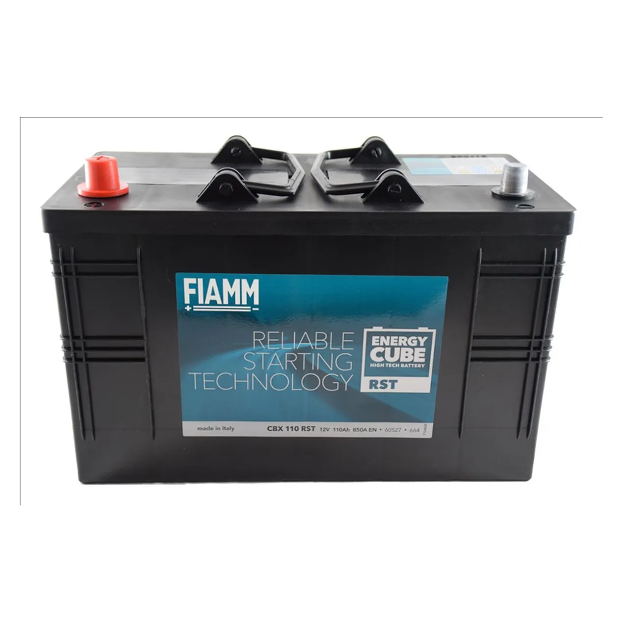 Batteria Fiamm 110 Ah. Powercube Cbx 110 Rst