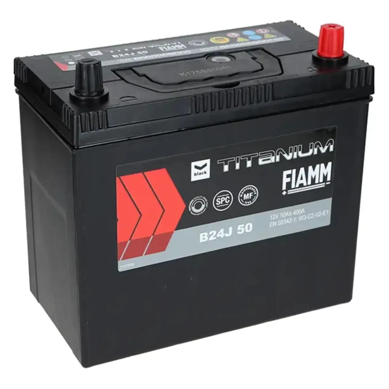 Batteria Fiamm 50 Ah. Titanium Black B24j 50