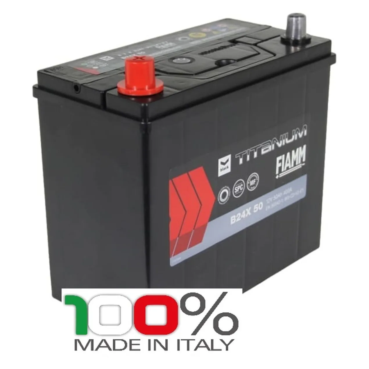 Batteria Fiamm 50 Ah. Titanium Black B24x 50