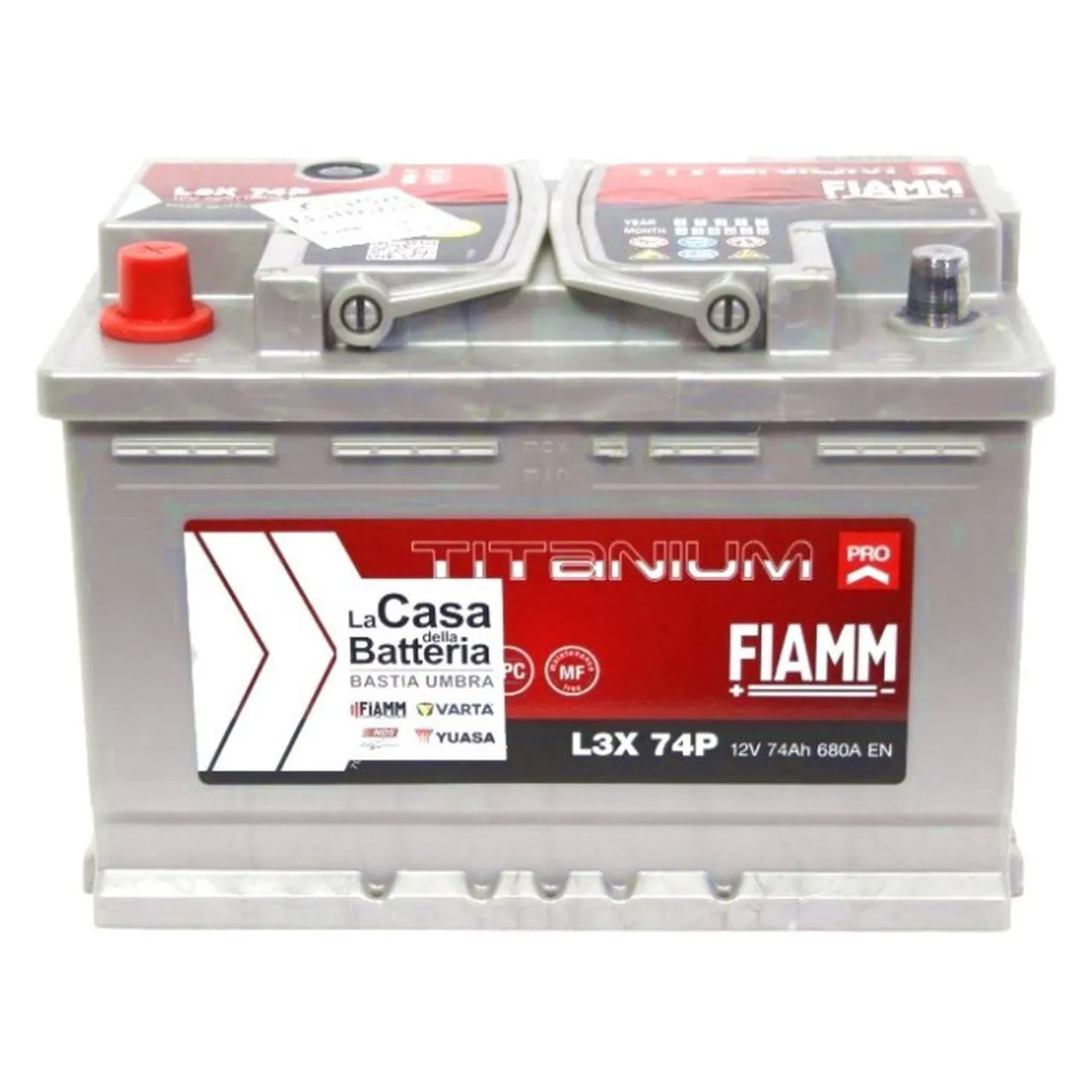 Batteria Fiamm 74 Ah. Titanium Pro L3x 74p