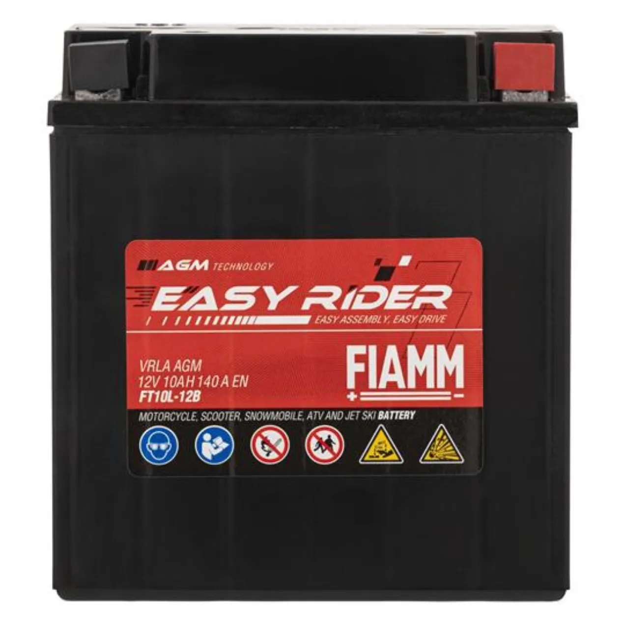 Batteria Fiamm Agm Ft10l-12b - Yb10l-b 12v. 10 Ah.