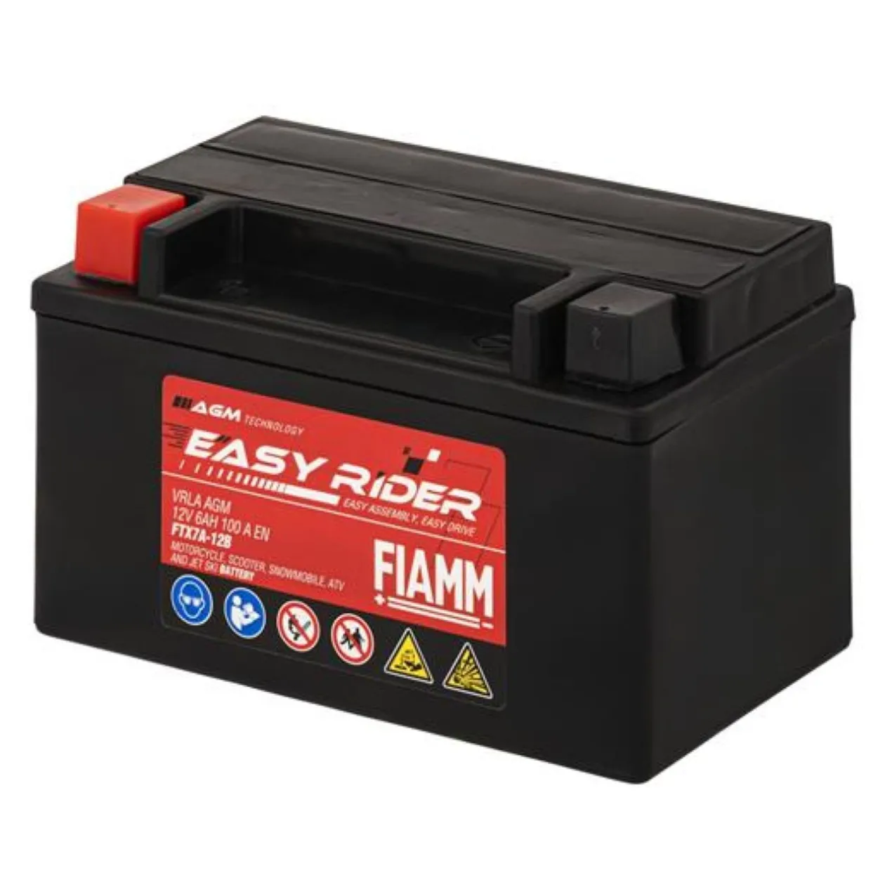 Batteria Fiamm Agm Ftx7a-12b - Ytx7a-bs 12v. 6 Ah.