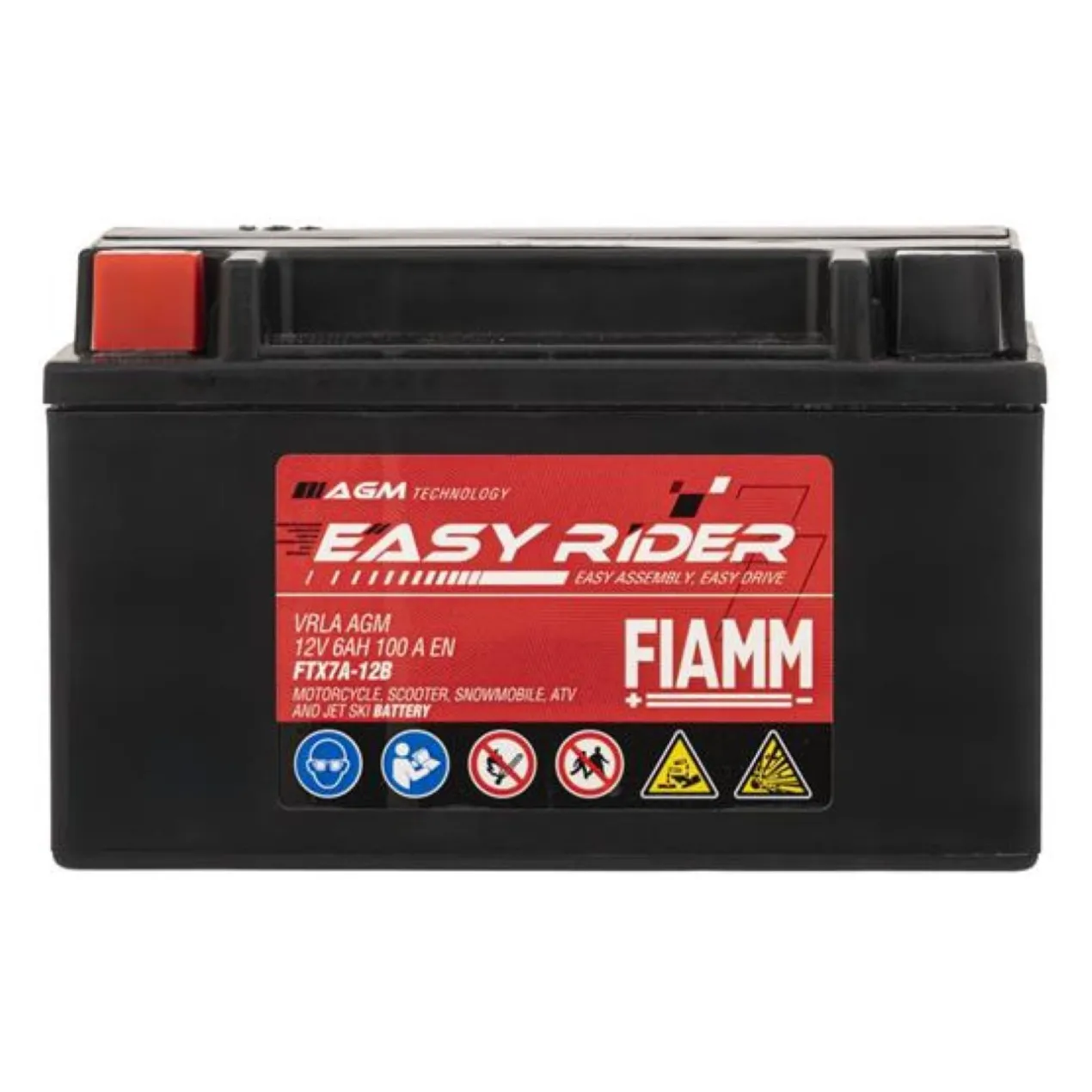 Batteria Fiamm Agm Ftx7a-12b - Ytx7a-bs 12v. 6 Ah.
