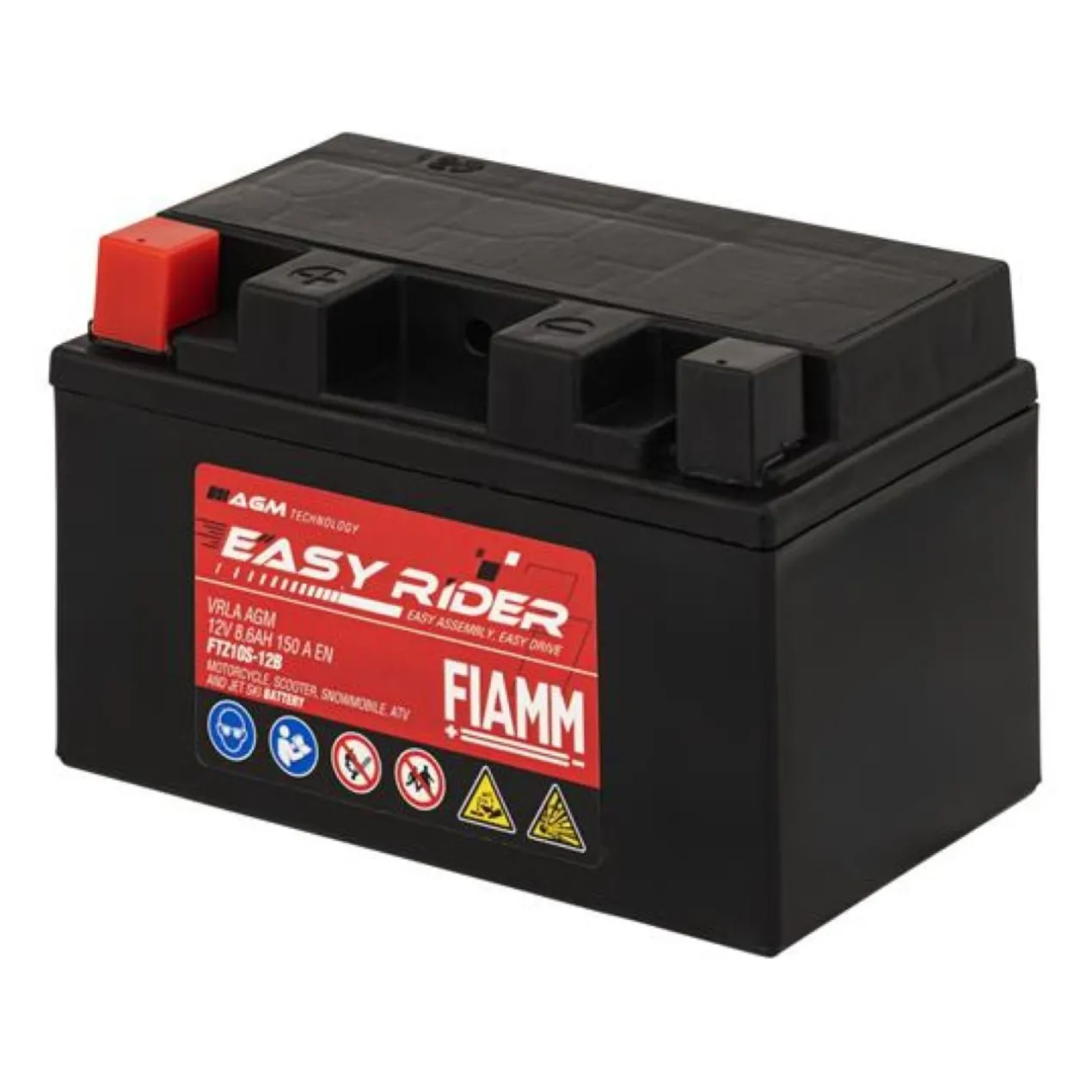 Batteria Fiamm Agm Ftz10s-12b - Ytz10s 12v. 8.6 Ah.