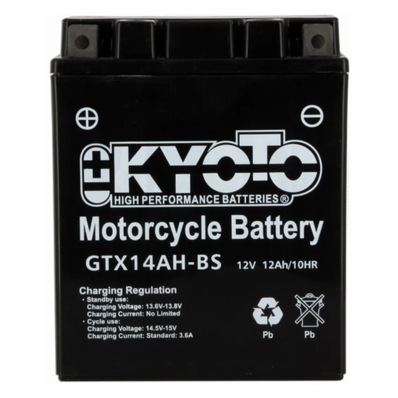 Batteria Moto Kyoto Ytx14ah-bs - Pronta All'uso