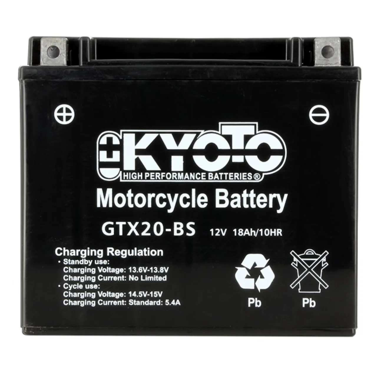 Batteria Moto Kyoto Ytx20-bs - Pronta All'uso