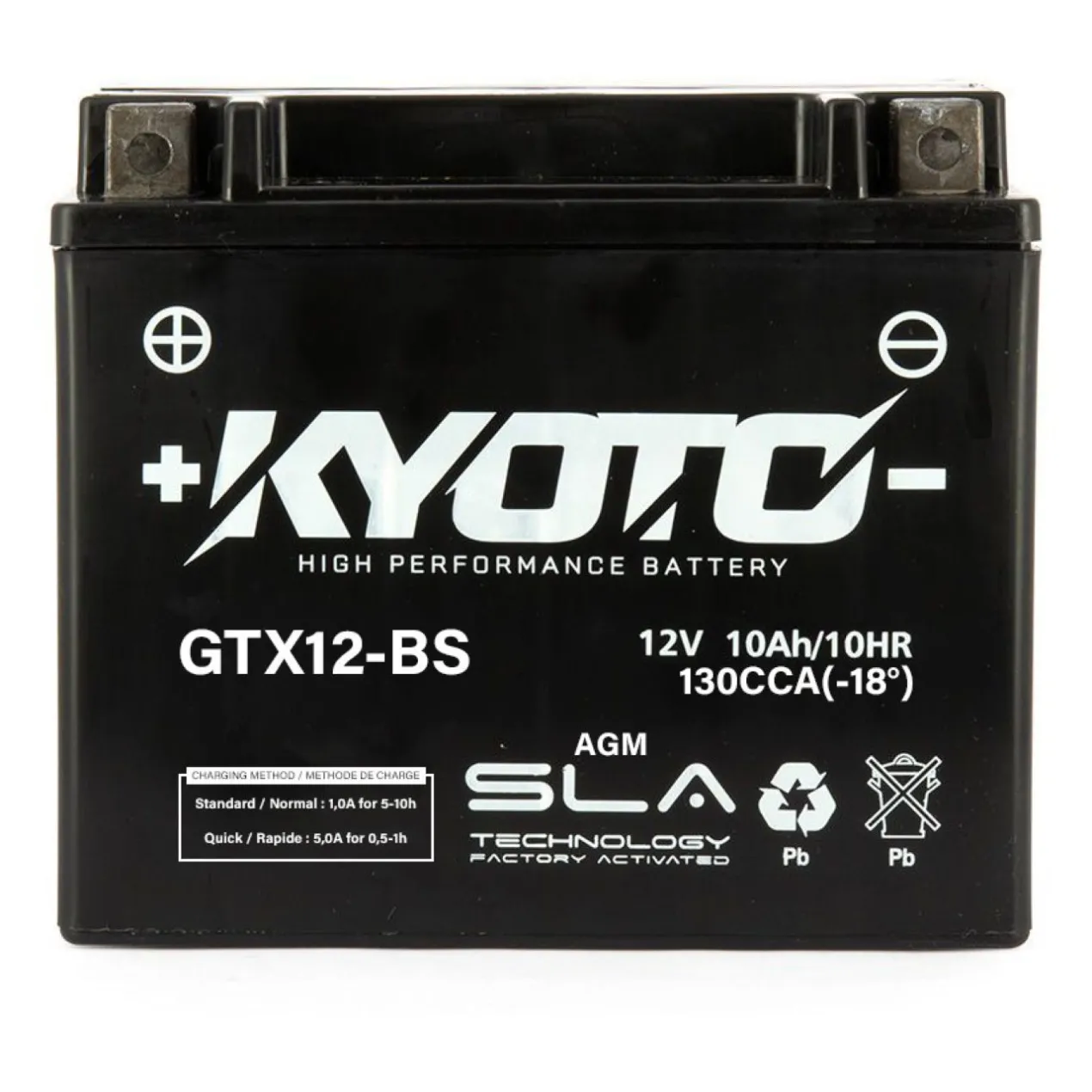 Batteria Moto Kyoto Ytx12-bs Sla Agm - Pronta All'uso