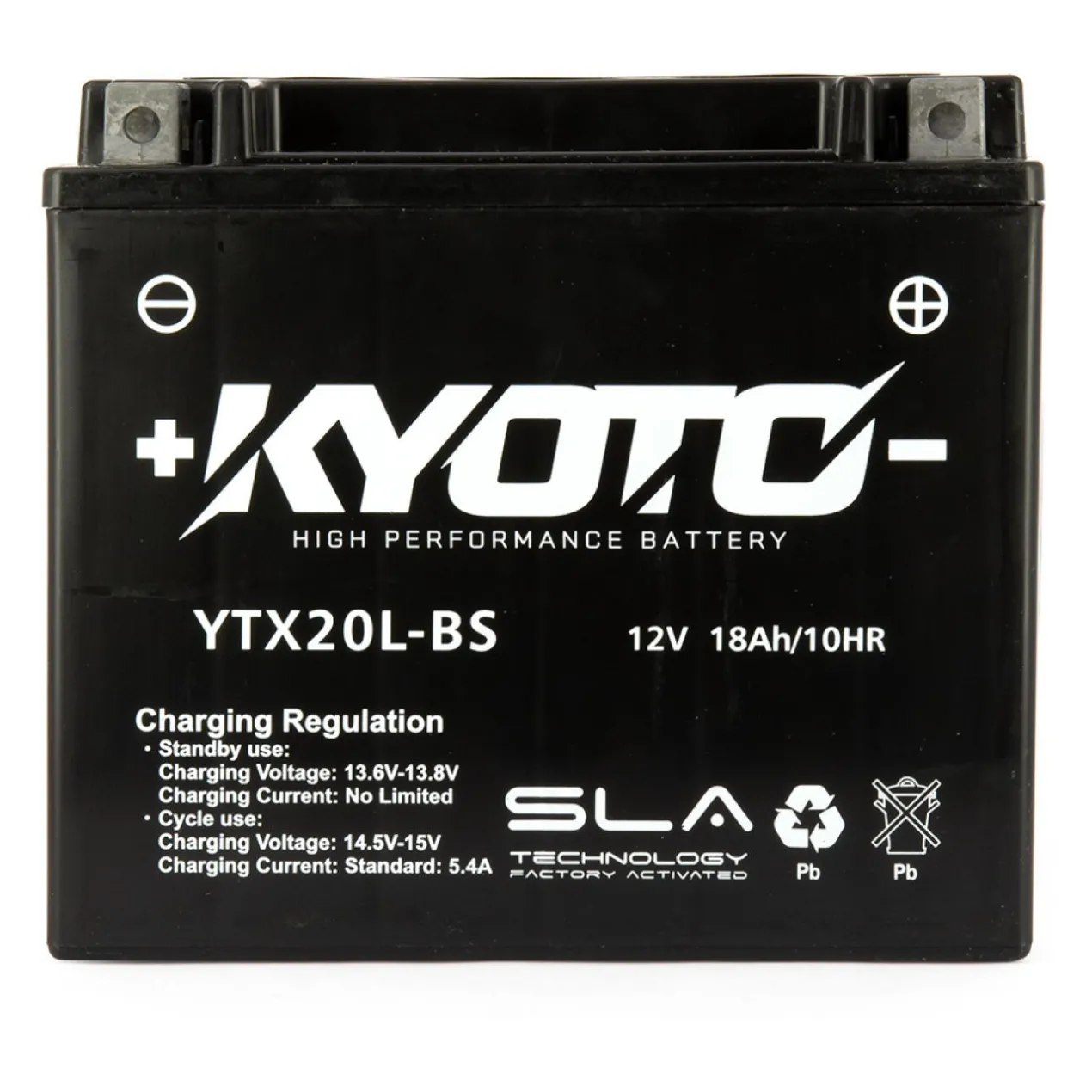 Batteria Moto Kyoto Ytx20l-bs Sla Agm - Pronta All'uso