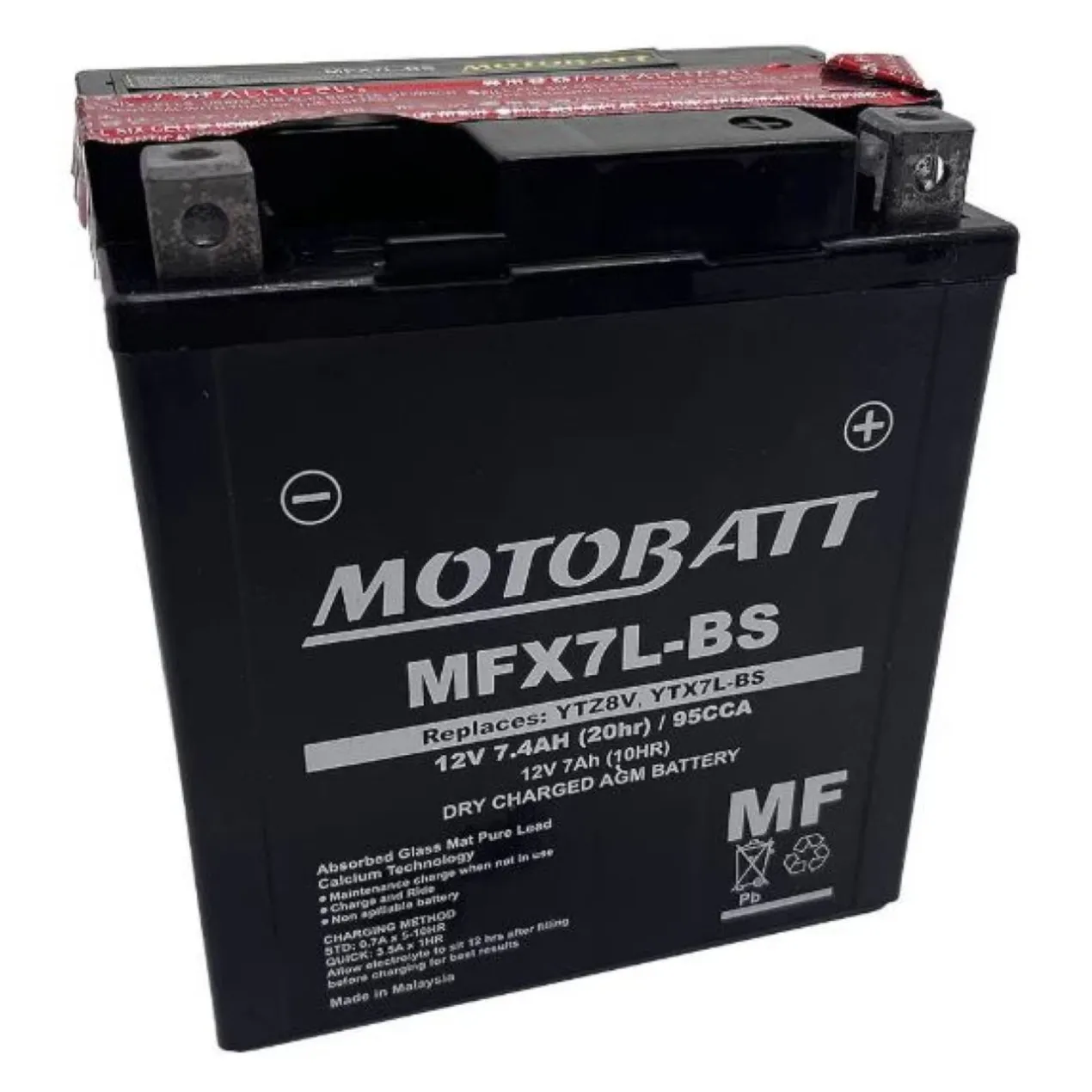 Batteria Motobatt Mtx7l Gel Precaricata Sigillata