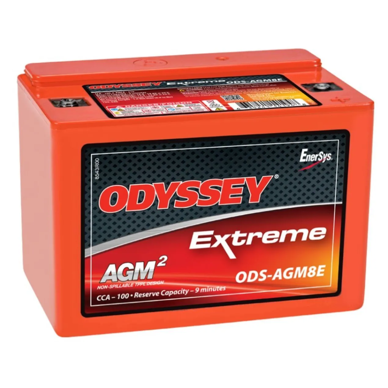 Batteria Odyssey Ods-agm8e (ex Pc310) Agm Extreme Series 8 Ah.