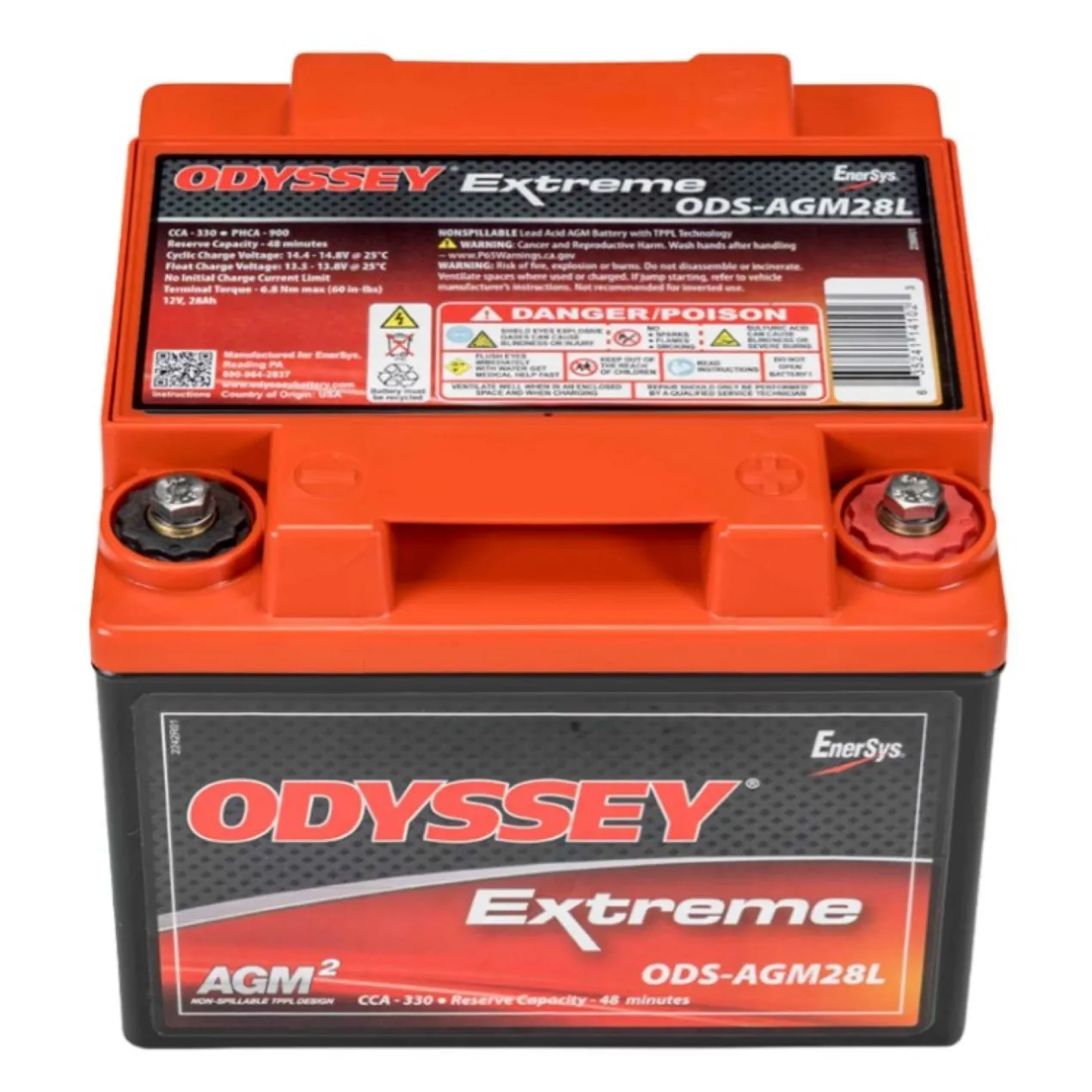 Batteria Odyssey Ods-agm28l (ex Pc925) Agm Extreme Series 28 Ah.