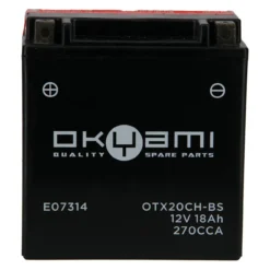 Batteria Okyami Otx20ch-bs 12v 18ah 150x87x161mm