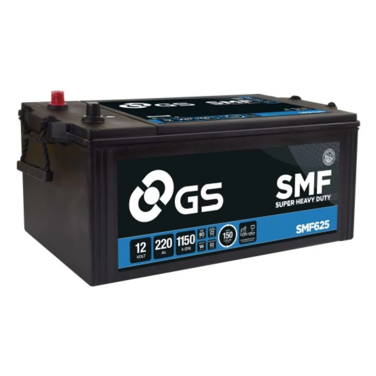 Batteria Truk Gs-yuasa SMF625 220 Ah. 1150 A.