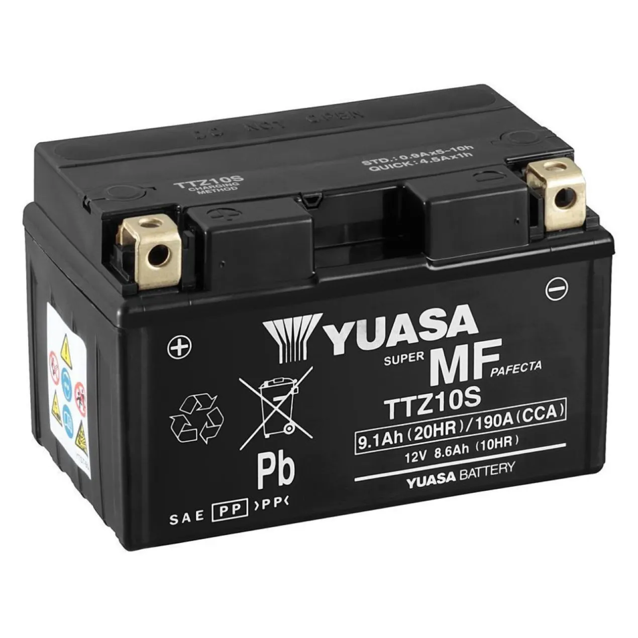 Batteria Yuasa Ttz10-s 12v. / 8.6ah. - Pronta All'uso