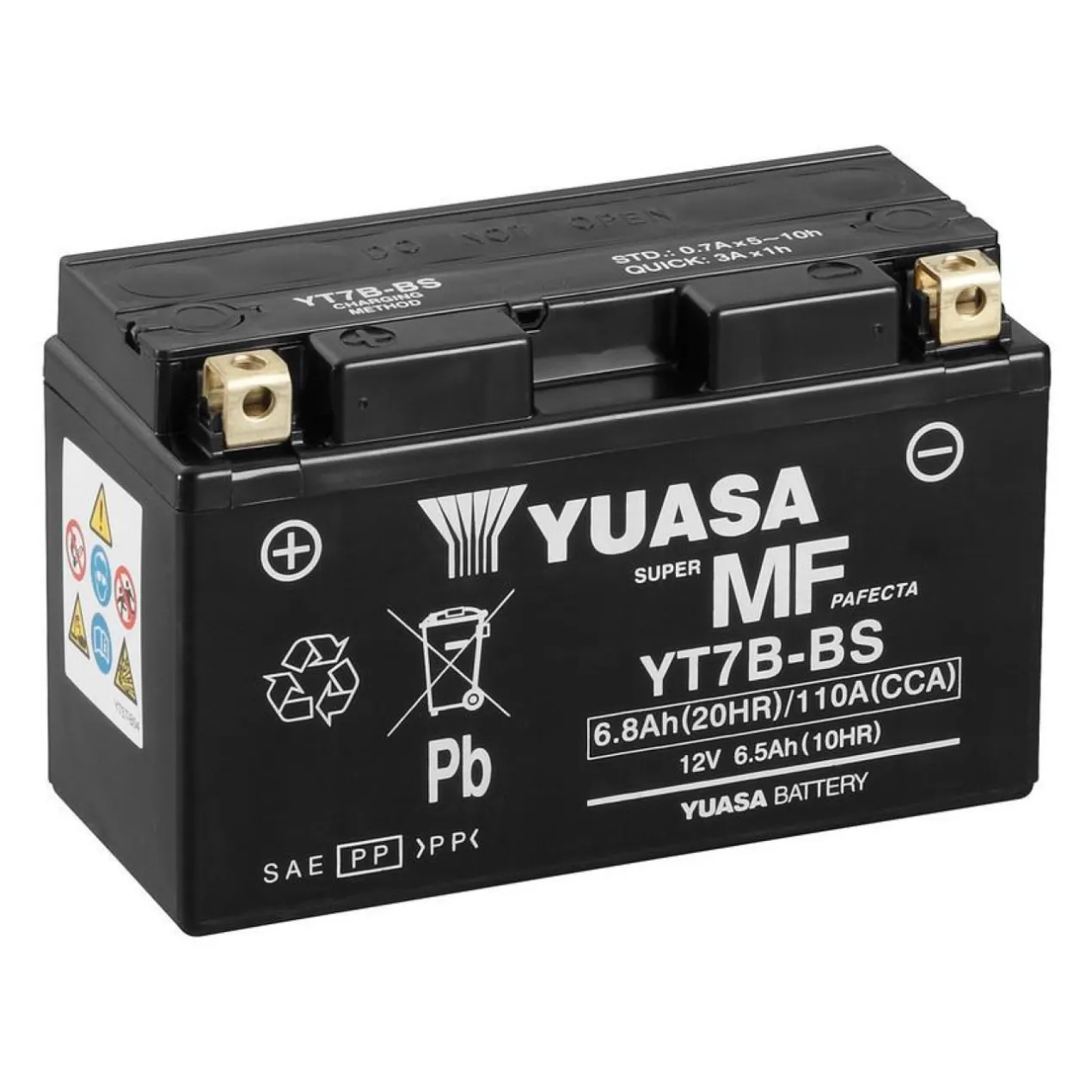 Batteria Yuasa Yt7b-bs O Yt7b-4 - Pronta All'uso
