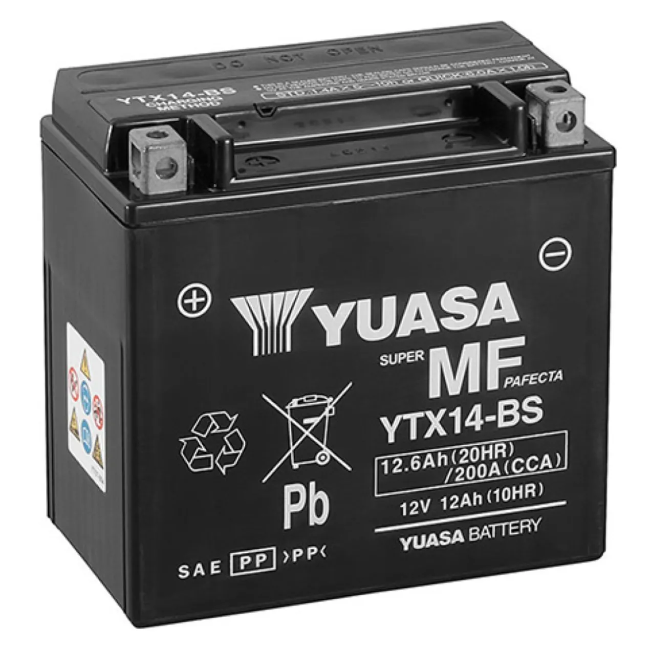 Batteria Yuasa Ytx14-bs - Pronta All'uso