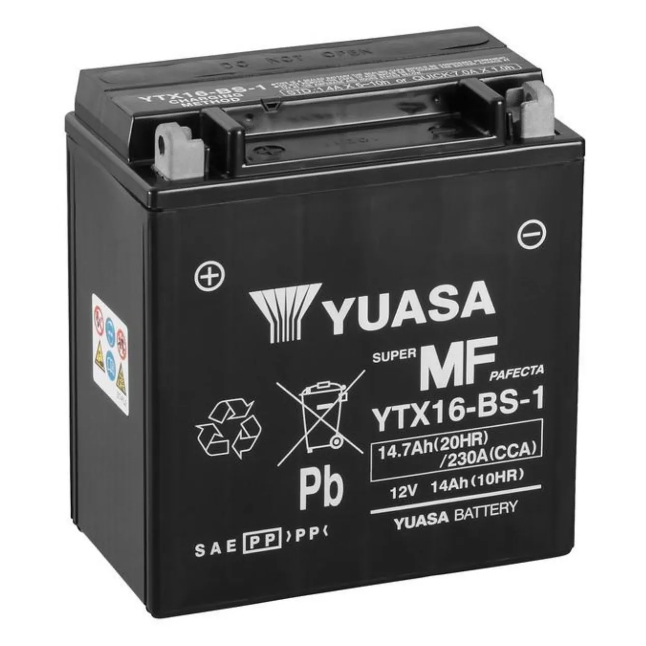 Batteria Yuasa Ytx16-bs-1 - Pronta All'uso