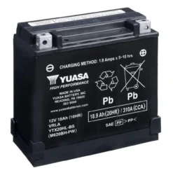Batteria Yuasa Ytx20hl-bs-pw - Pronta All'uso.