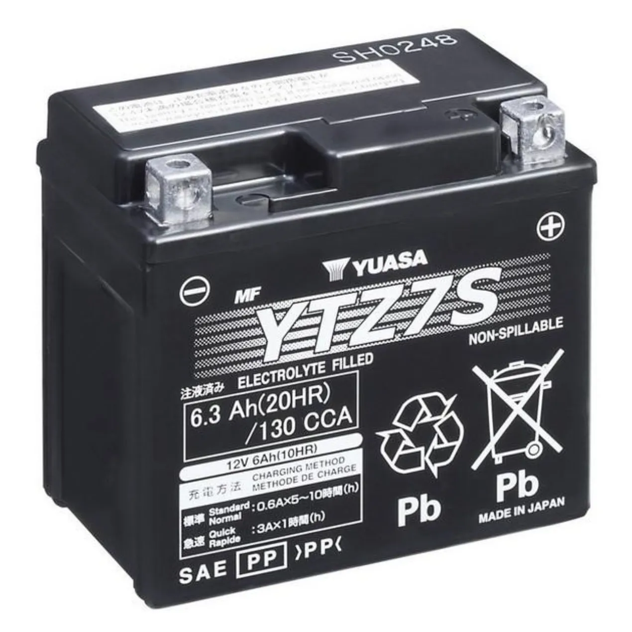 Batteria Yuasa Ytz7s - Pronta All'uso