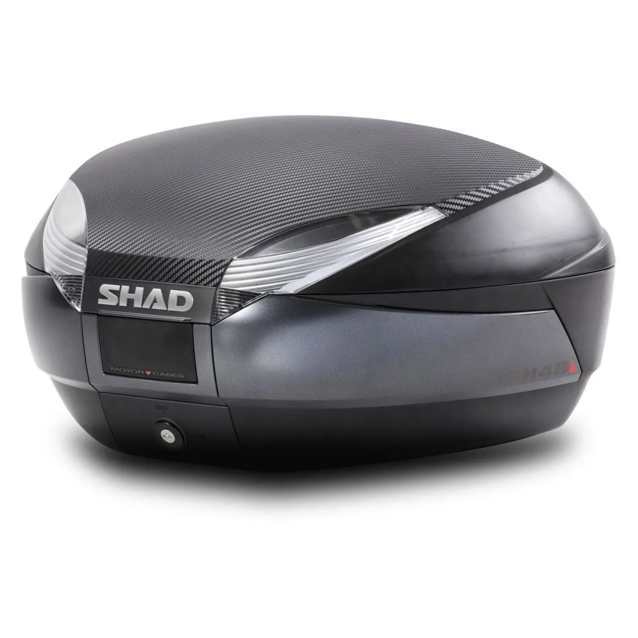 Bauletto Shad Sh48 + Cover In Carbonio + Schienalino
