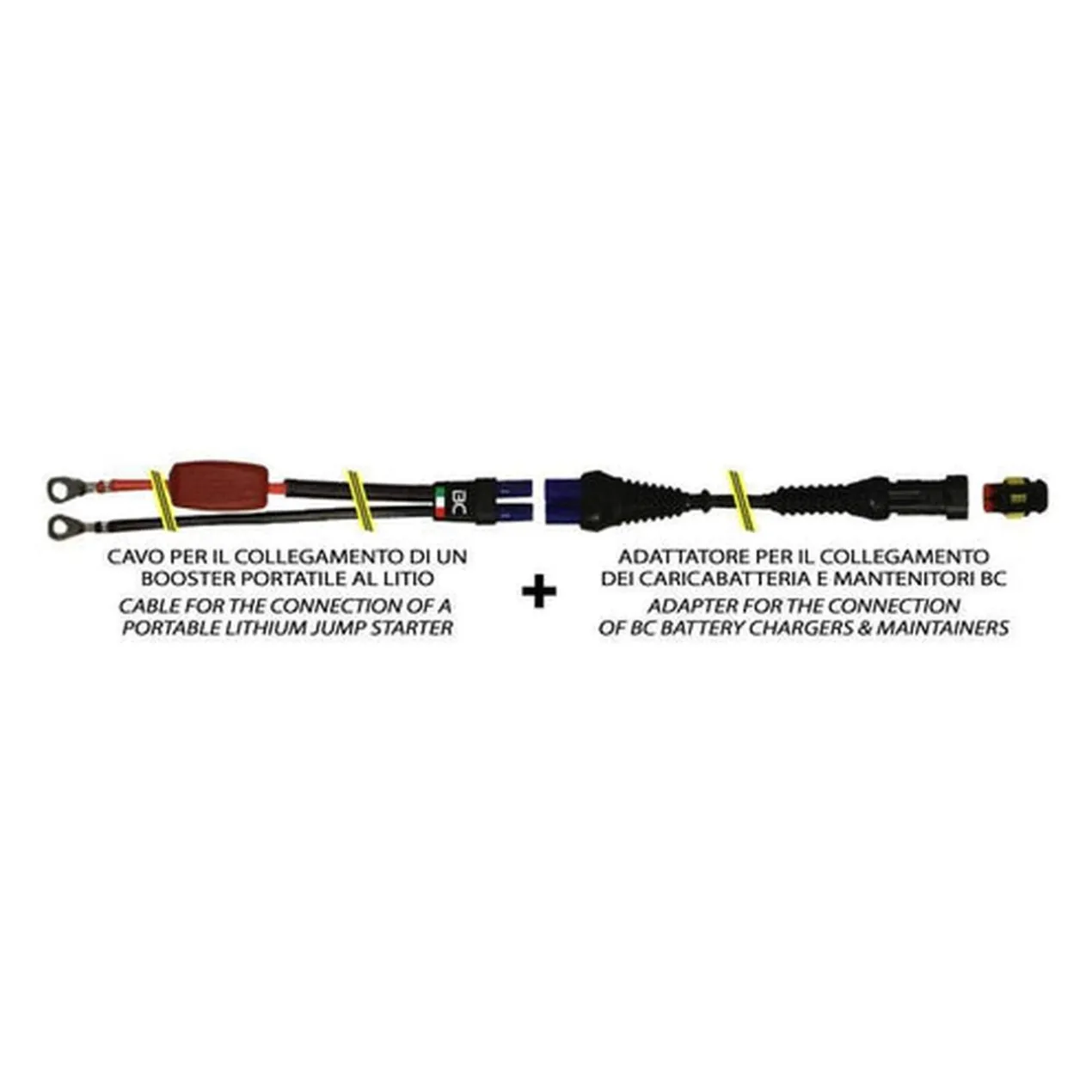 Bbc Bike Booster Cable 60cm Cablaggio Per Avviatori D'emergenza