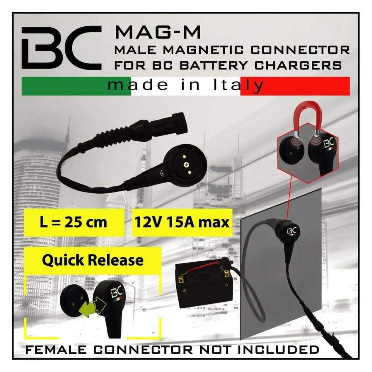 Bc Mag-m Connettore Magnetico (m) Per Caricabatteria