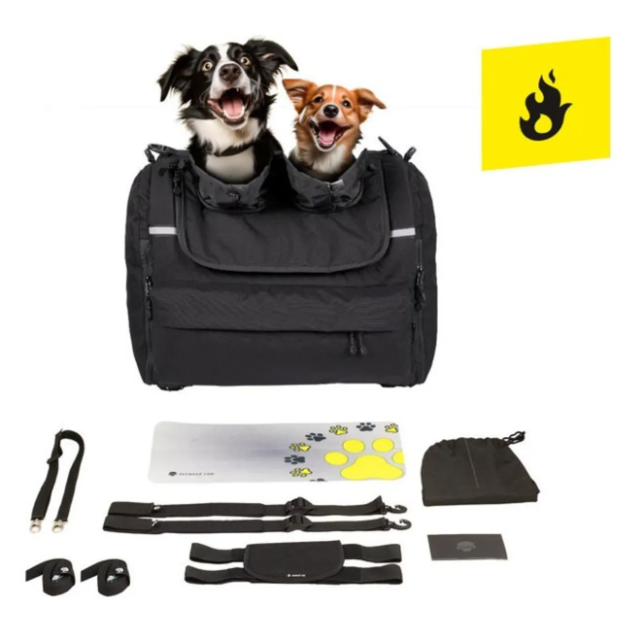 Borsone Porta Animali Deemeed Pet Bag Medium Double