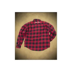 Camicia Tecnica Con Kevlar Rusty Pistons Bixby Rosso Fant