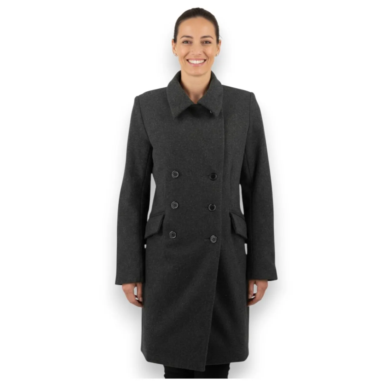 Cappotto Donna Elegante Impermeabile Tucanourbano Carmen Nero