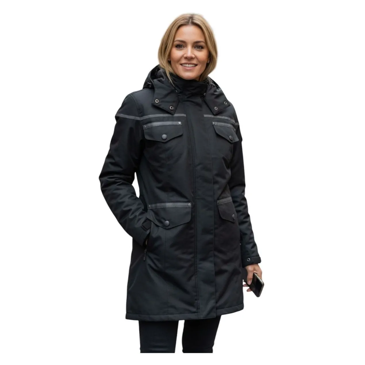 Cappotto Donna 7/8 Held Tess 6841 Nero