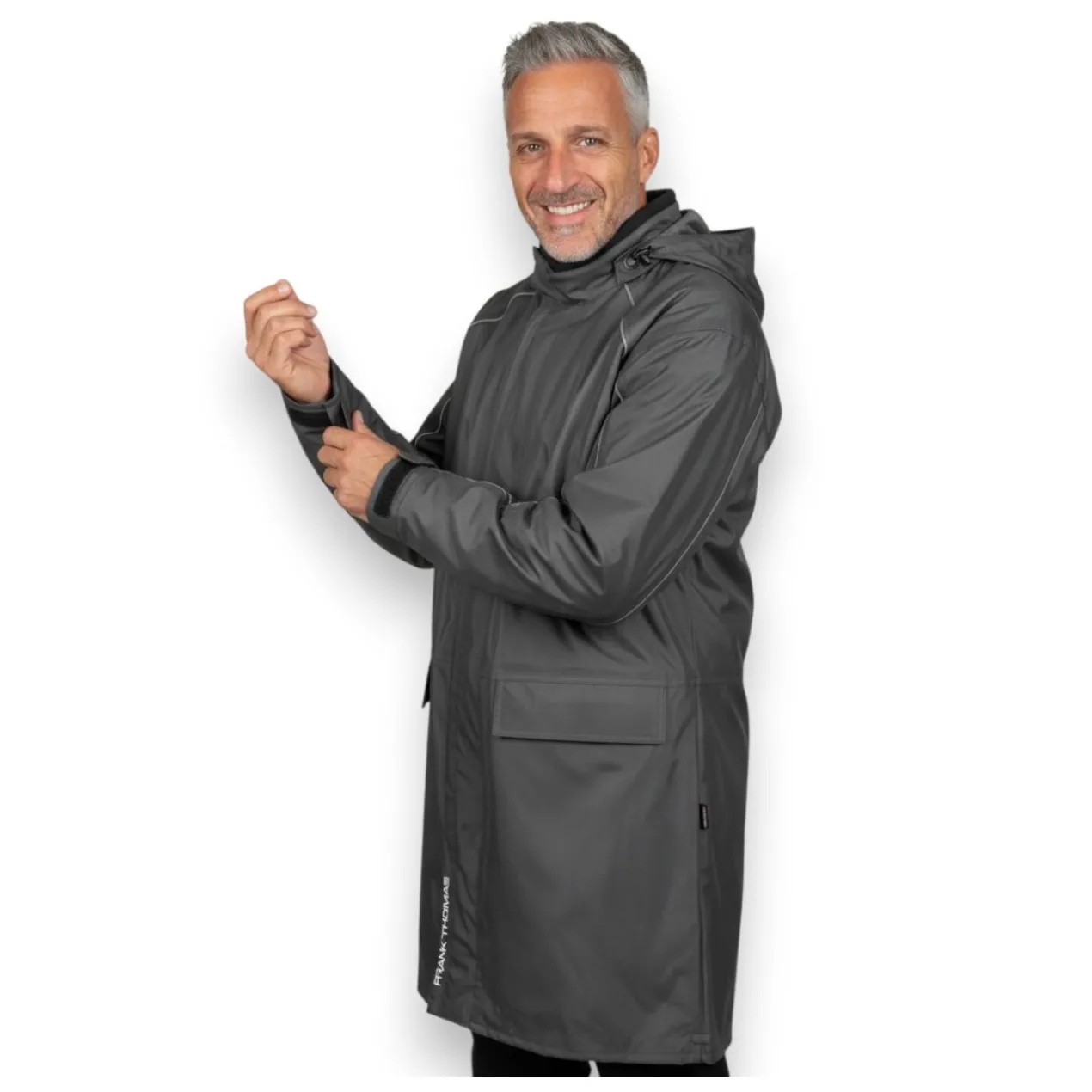Cappotto Impermeabile 7/8 Frank Thomas Nero
