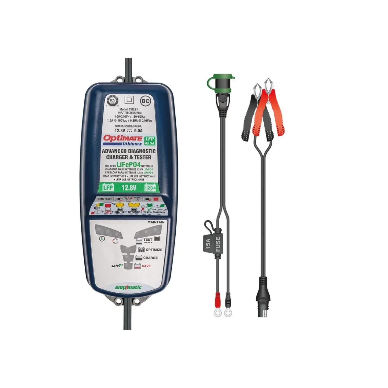 Caricabatterie Optimate Lithium 4s 6a