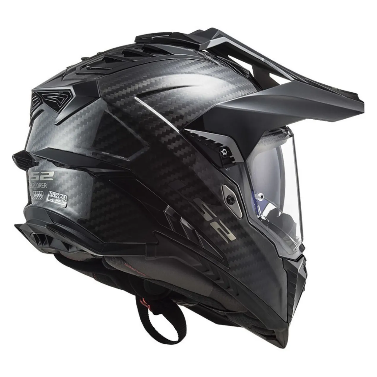 Casco Adventure Ls2 Mx701 C Explorer Gloss Carbon