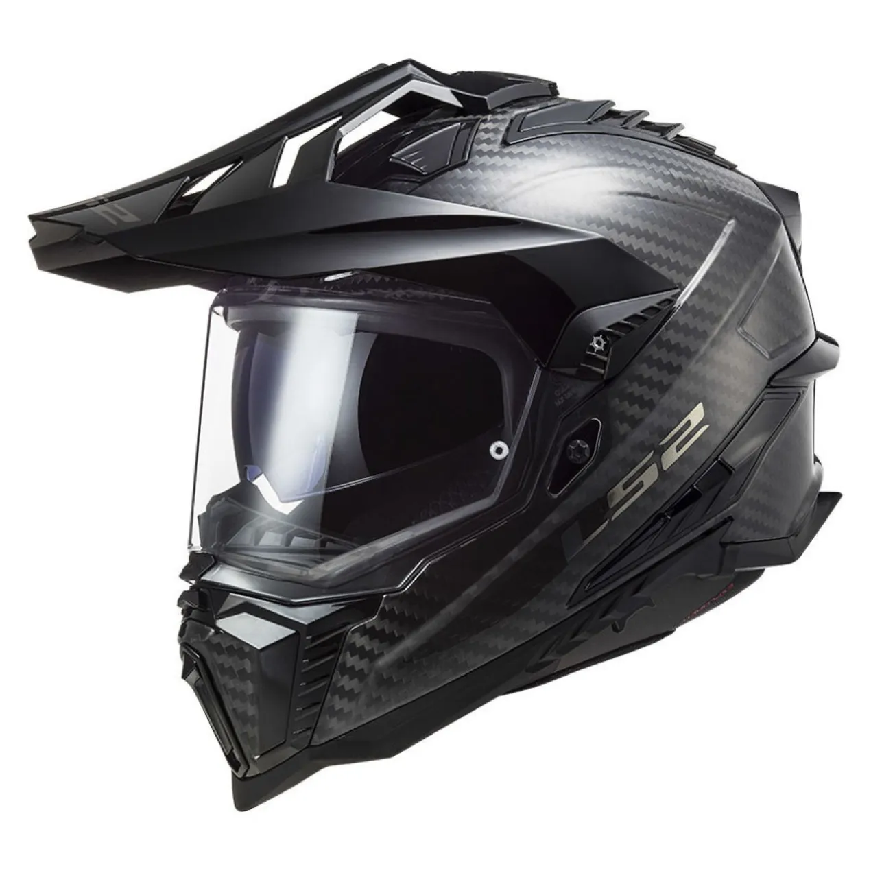 Casco Adventure Ls2 Mx701 C Explorer Gloss Carbon