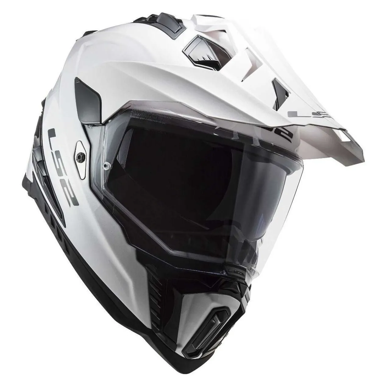 Casco Adventure Ls2 Mx701 Explorer Solid White